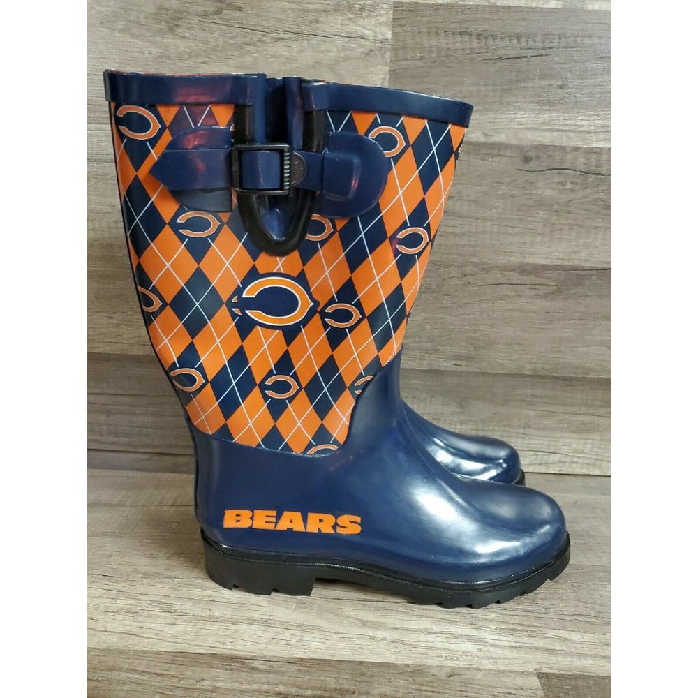 NFL Chicago Bears Rubber Rain Boots Size 40= (9)